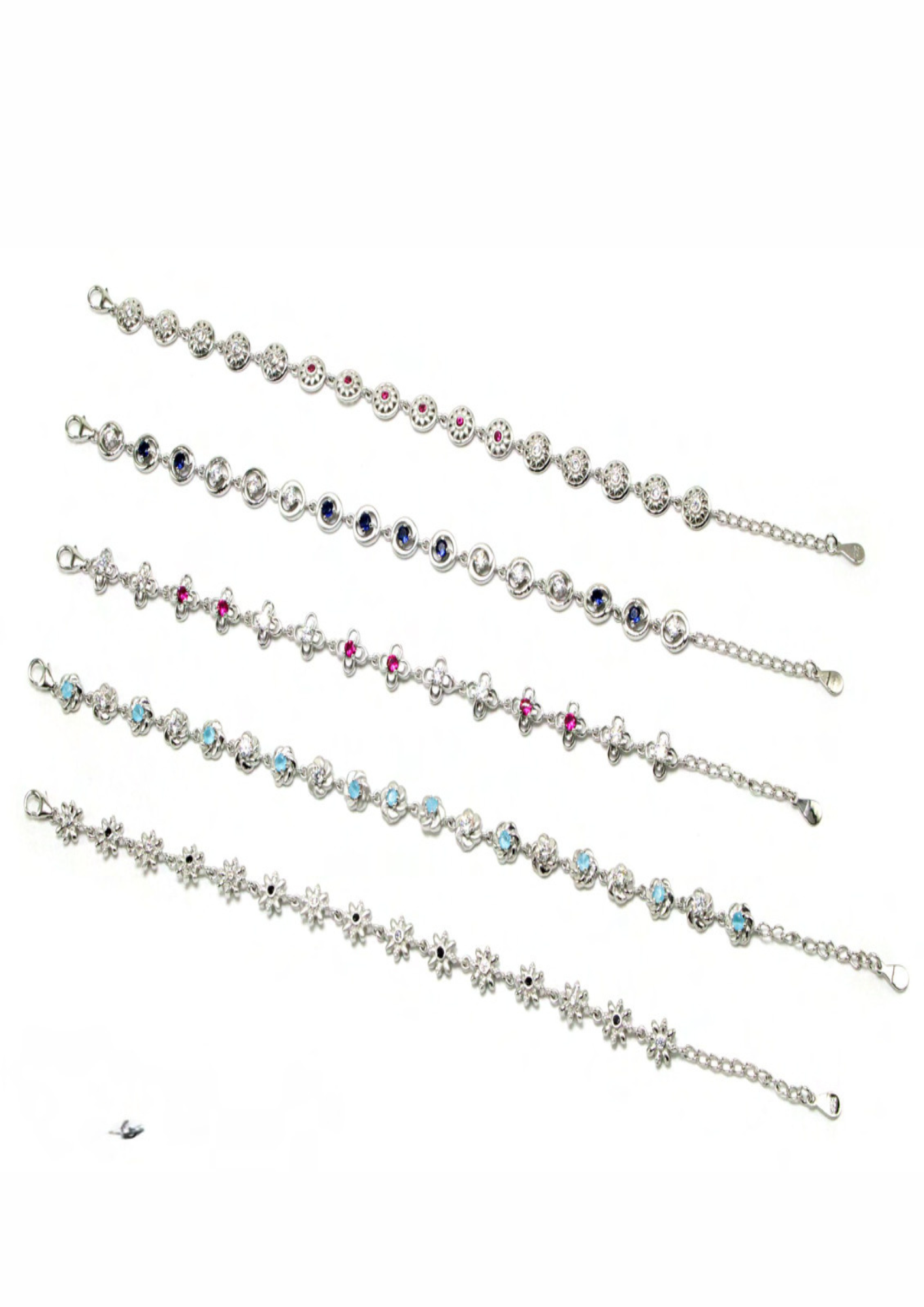 Star Bracelet – 925 Sterling Silver – 7.00 Grams