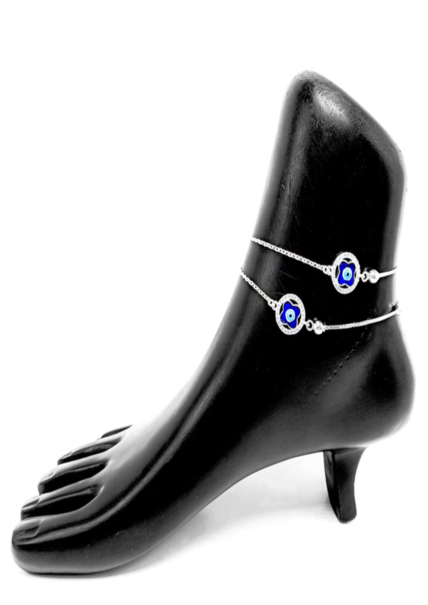 Evil Eye Payal – 925 Sterling Silver – 7.50 Grams