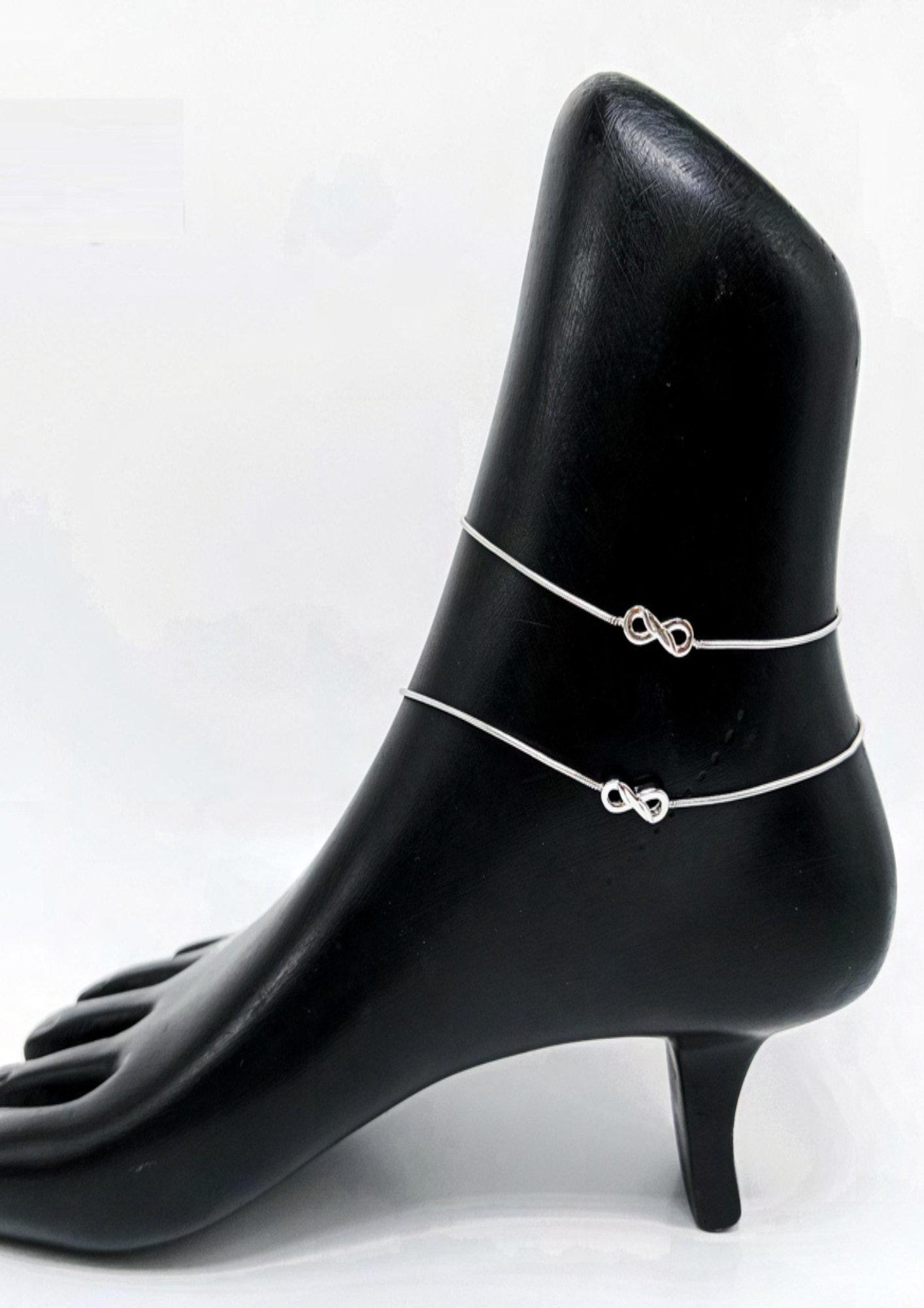 Infinity Payal – 925 Sterling Silver – 5.97 Grams
