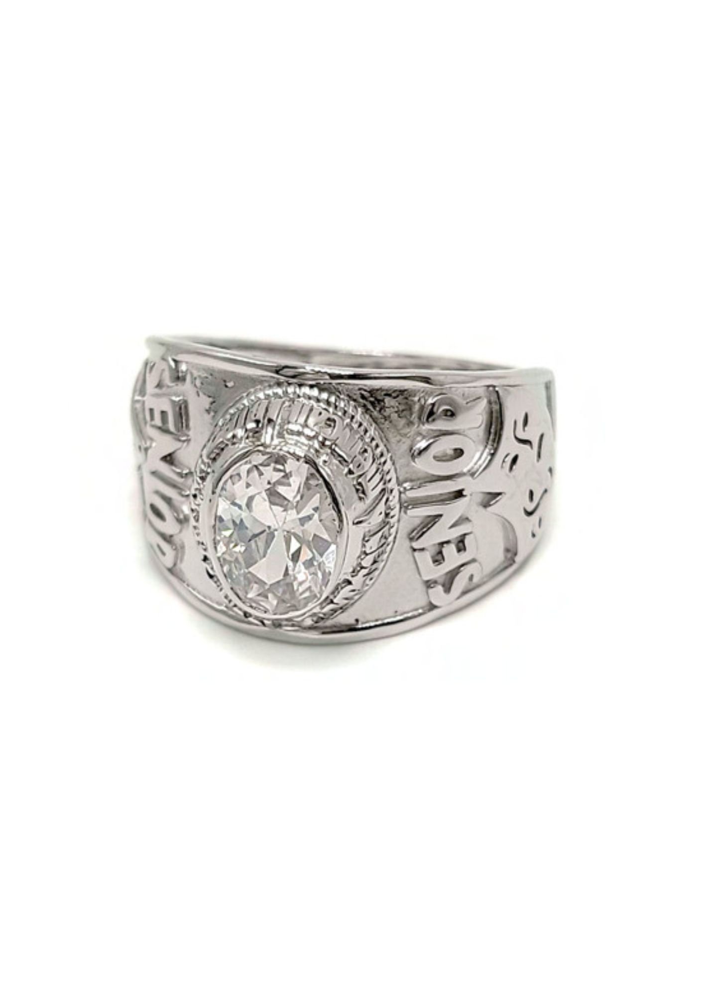 Regal Men’s Solitaire Big 925 Sterling Silver Ring – 3.80 Grams