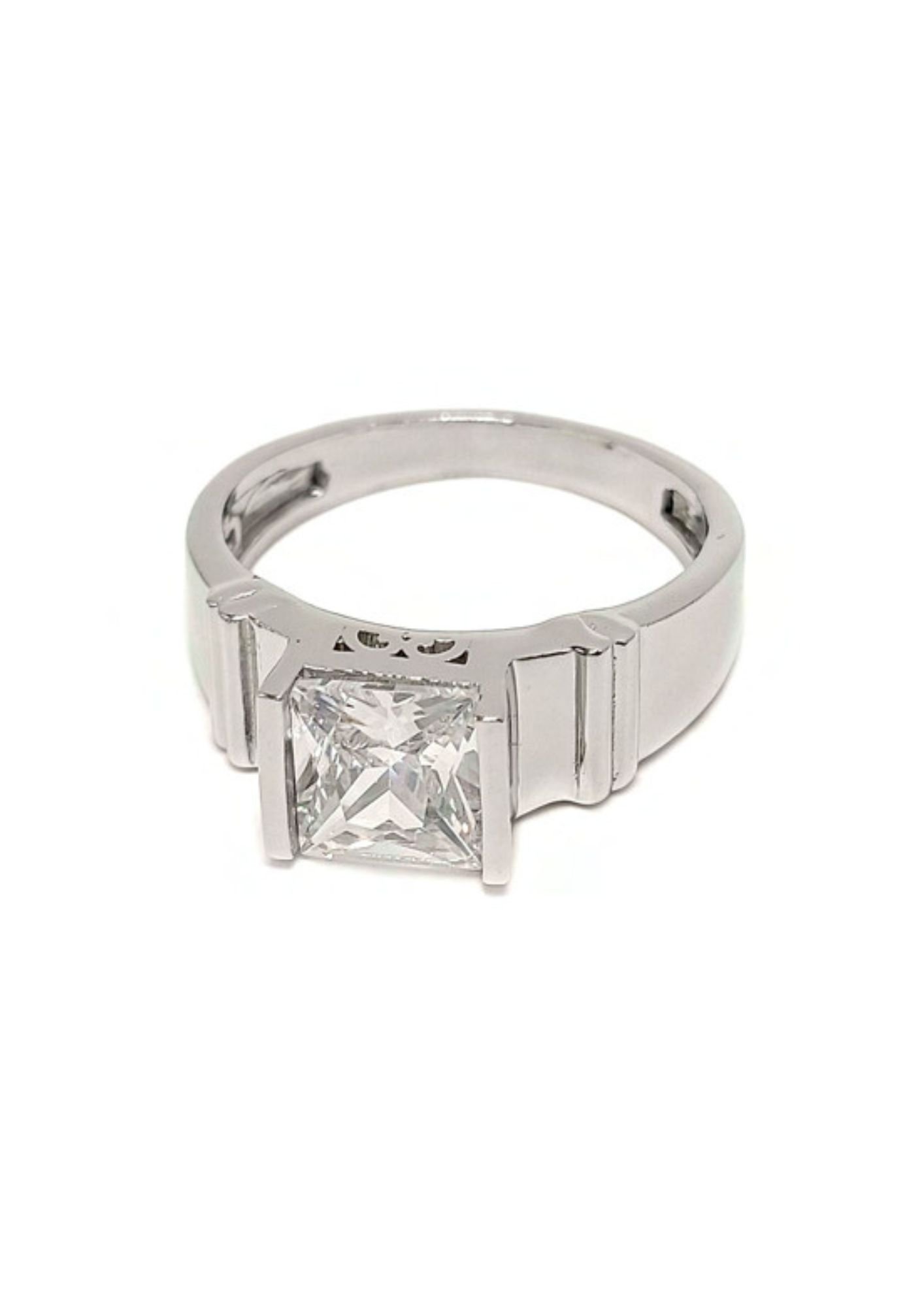 Elite Men’s Solitaire Big 925 Sterling Silver Ring – 5.20 Grams
