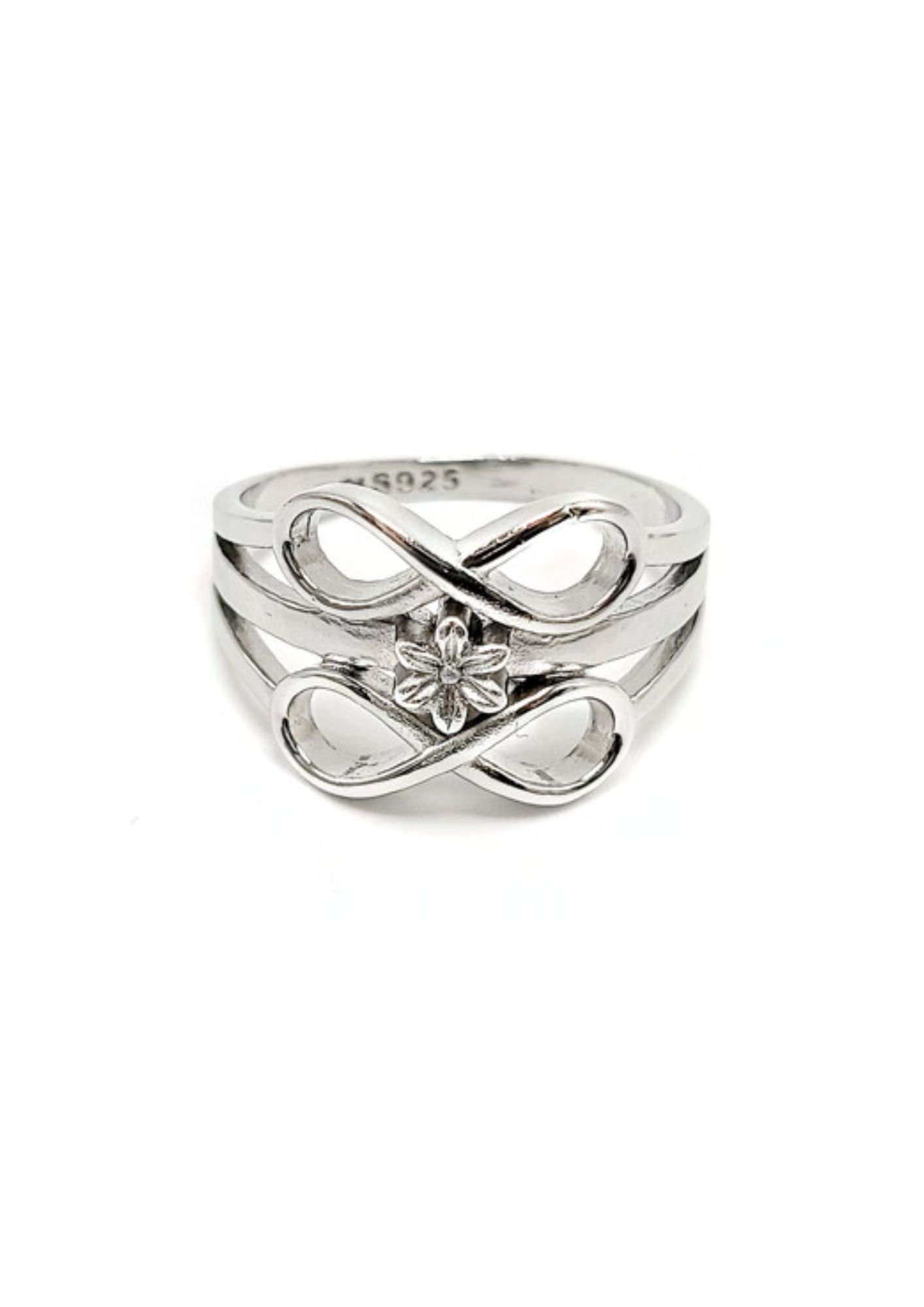 Infinity Ring – 925 Sterling Silver – 2.67 Grams